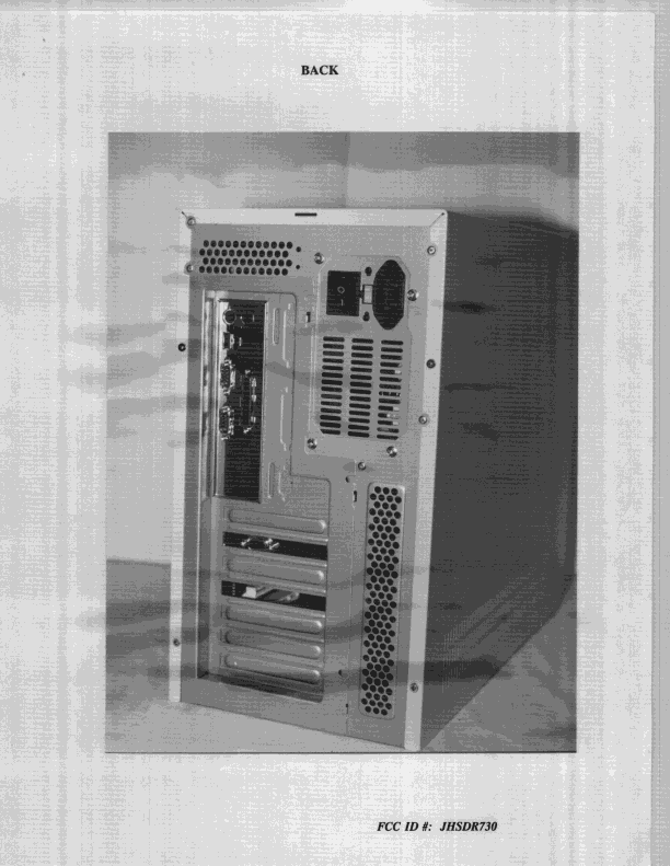 JBC - Part 15 Class B Computing Device/Personal Computer - FCC ID JHSDR730 - BCM Advanced Research Inc