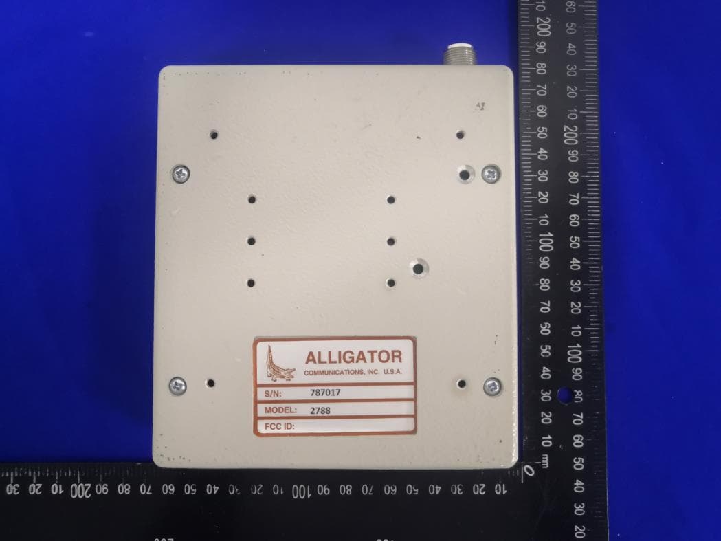 787-788MHz Licensed MAS Radio - FCC ID JIL2788B - Alligator Communications Inc (3)