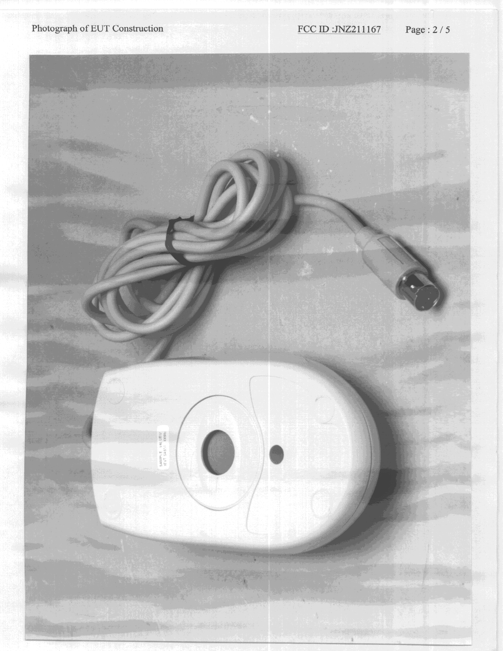 JBP - Part 15 Class B Computing Device Peripheral - FCC ID JNZ211167 - Logitech Far East Ltd (2)