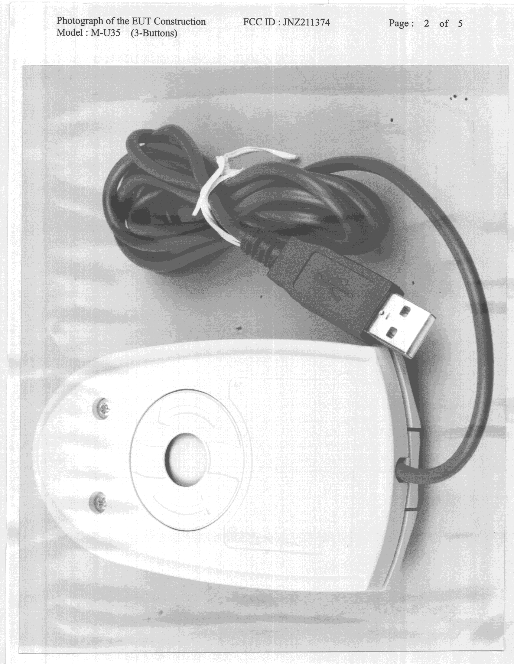 JBP - Part 15 Class B Computing Device Peripheral - FCC ID JNZ211374 - Logitech Far East Ltd (1)