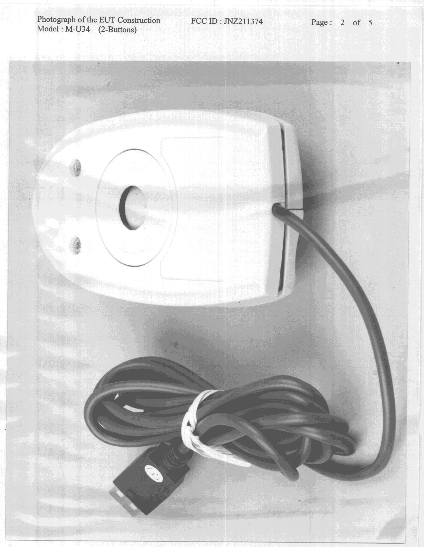 JBP - Part 15 Class B Computing Device Peripheral - FCC ID JNZ211374 - Logitech Far East Ltd (3)