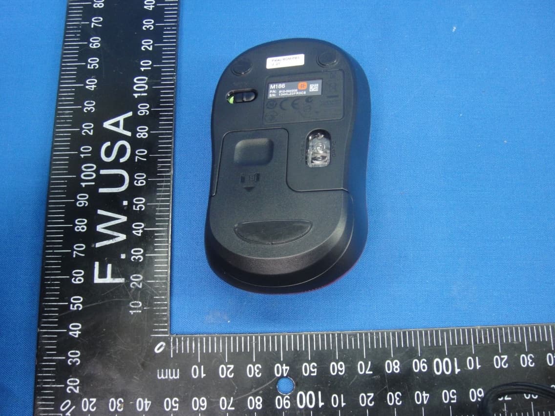 2.4GHz Cordless Mouse - FCC ID JNZMR0061 - Logitech Far East Ltd