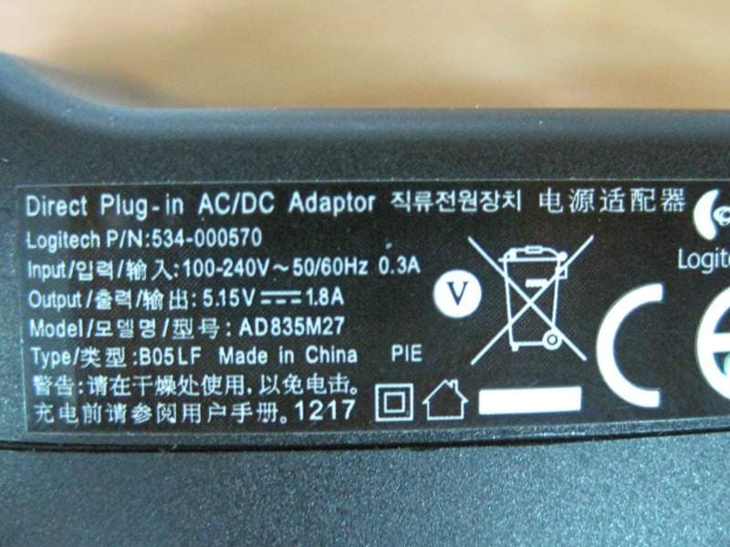 TV Cam HD - FCC ID JNZVR0002 - Logitech Far East Ltd (2)