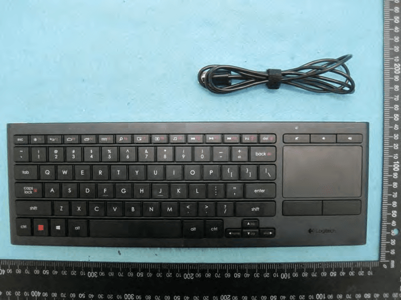 2.4GHz Cordless Keyboard - FCC ID JNZYR0047B - Logitech Far East Ltd (3)