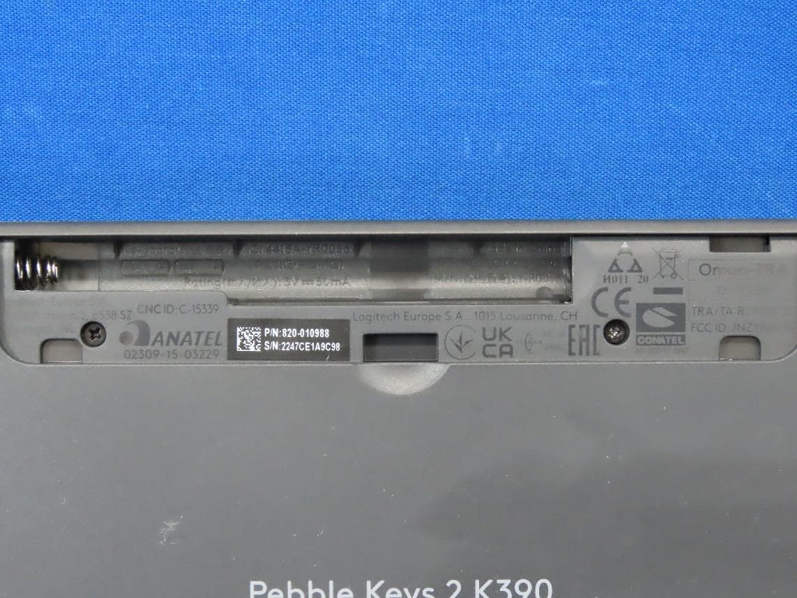 Wireless Keyboard - FCC ID JNZYR0091 - Logitech Far East Ltd