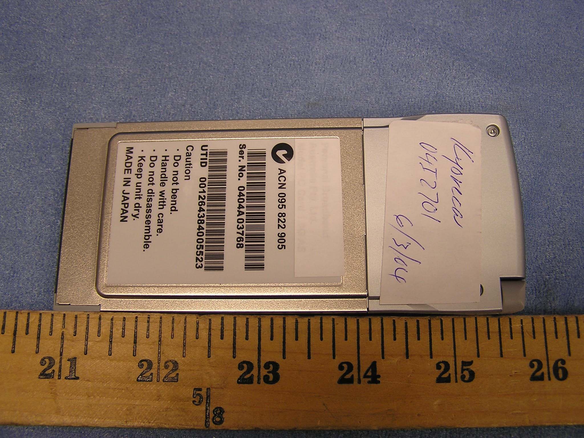 User Terminal of Wireless Internet System - FCC ID JOYIUC19AA - Kyocera Corporation