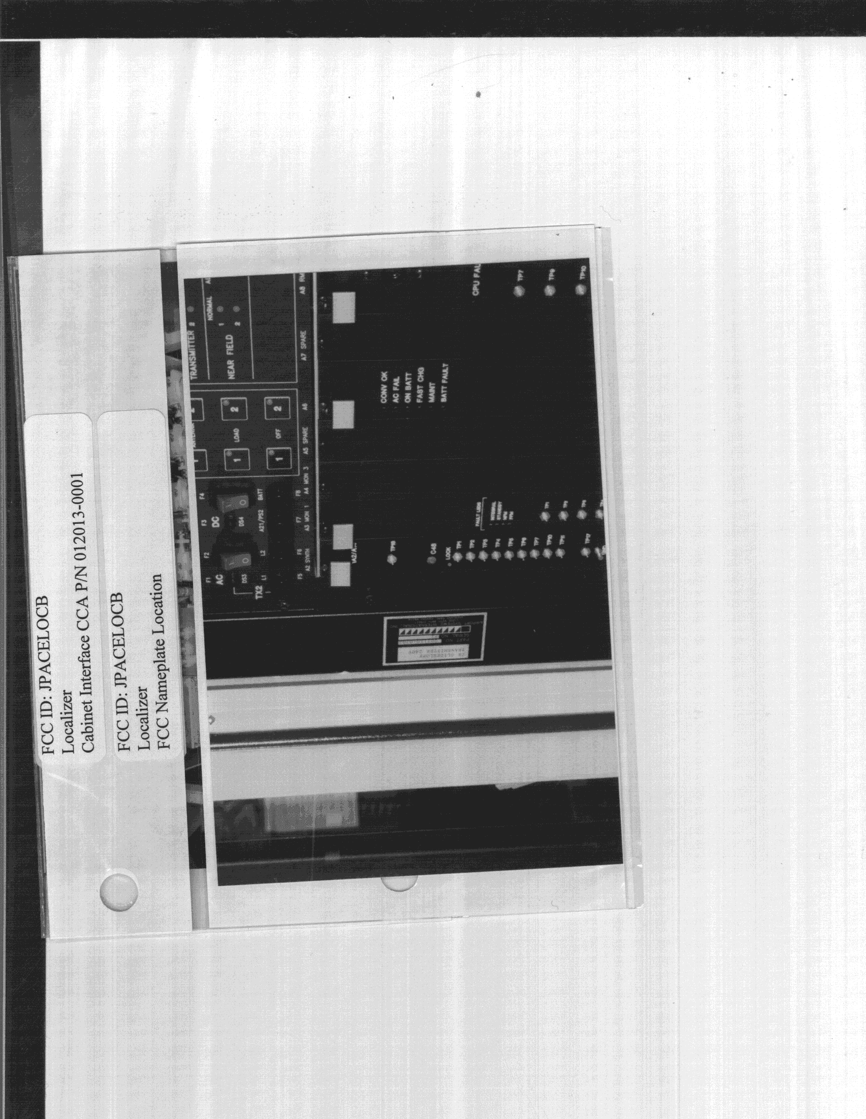 Localizer - FCC ID JPACELOCB - Indra Air Traffic Inc. (3)