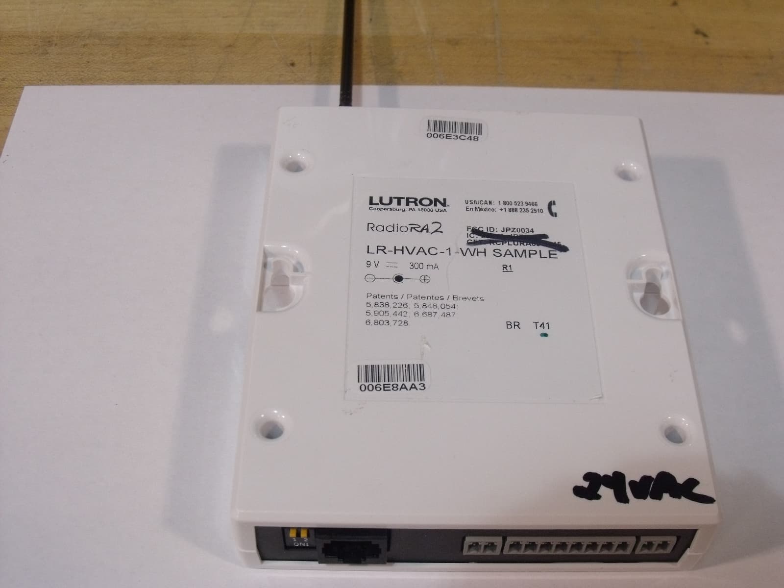 HVAC controller - FCC ID JPZ0073 - Lutron Electronics Company Inc (2)