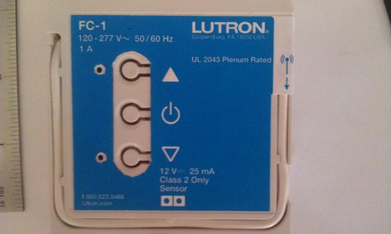 Controller - FCC ID JPZ0108 - Lutron Electronics Company Inc