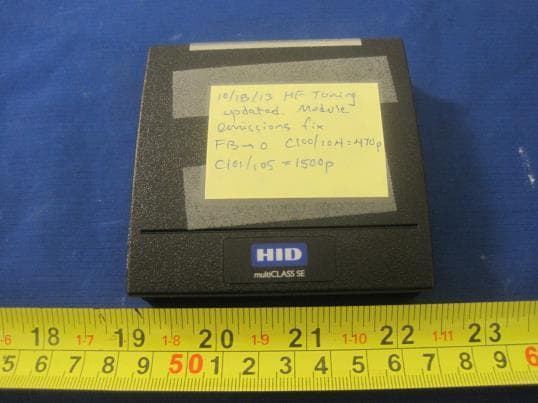 multiCLASS SE Indala Reader - FCC ID JQ6-MCLASSRP30EL - HID Global Corporation