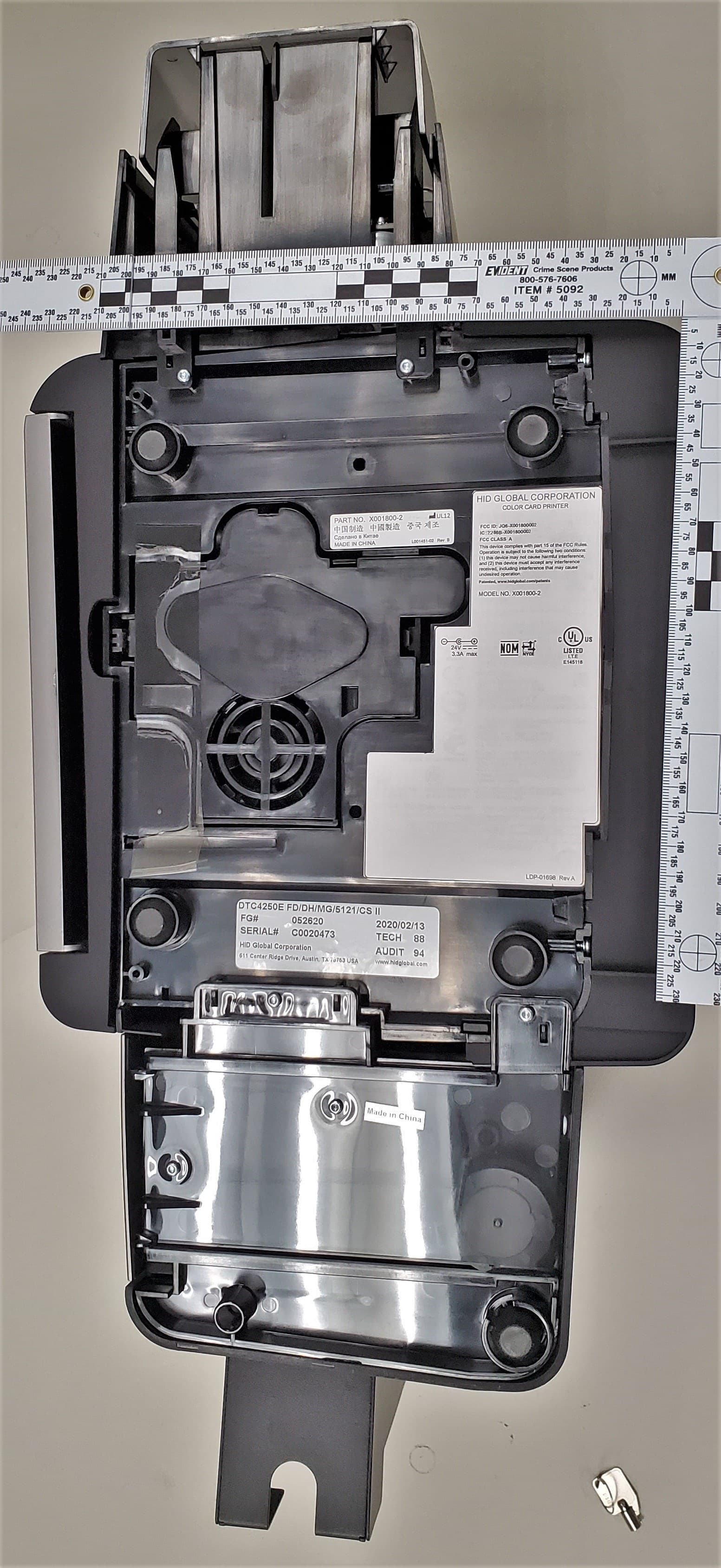 Direct-to-Card Printer - FCC ID JQ6-X001800002 - HID Global Corporation