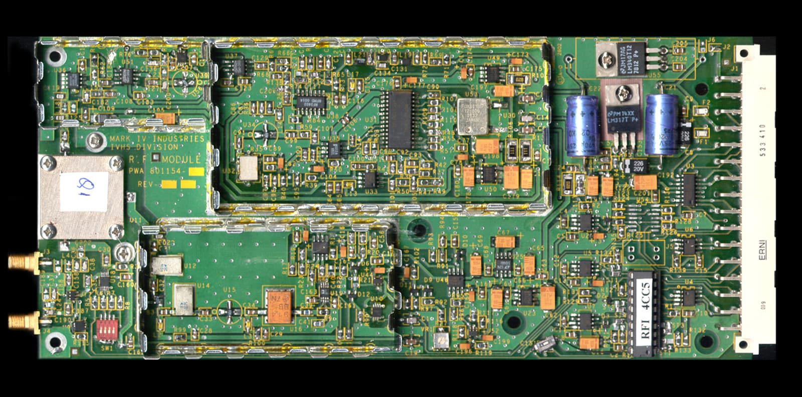 Compact RF Module, model 801154 - FCC ID JQU-801154 - KAPSCH TRAFFICCOM CANADA INC.