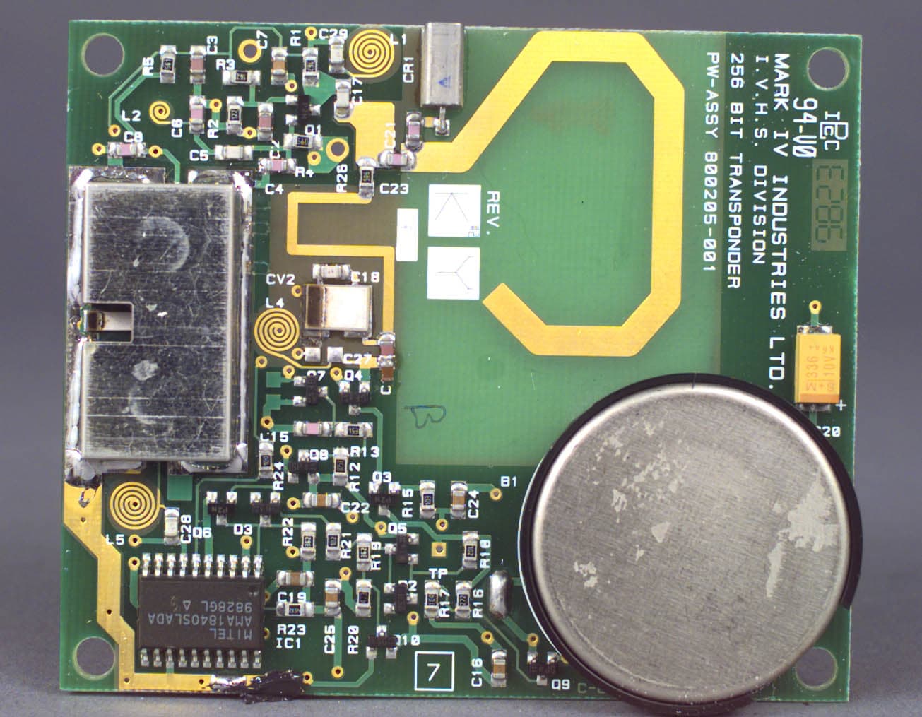 FLAT PACK TRANSPONDER - FCC ID JQU800200 - KAPSCH TRAFFICCOM CANADA INC. (2)