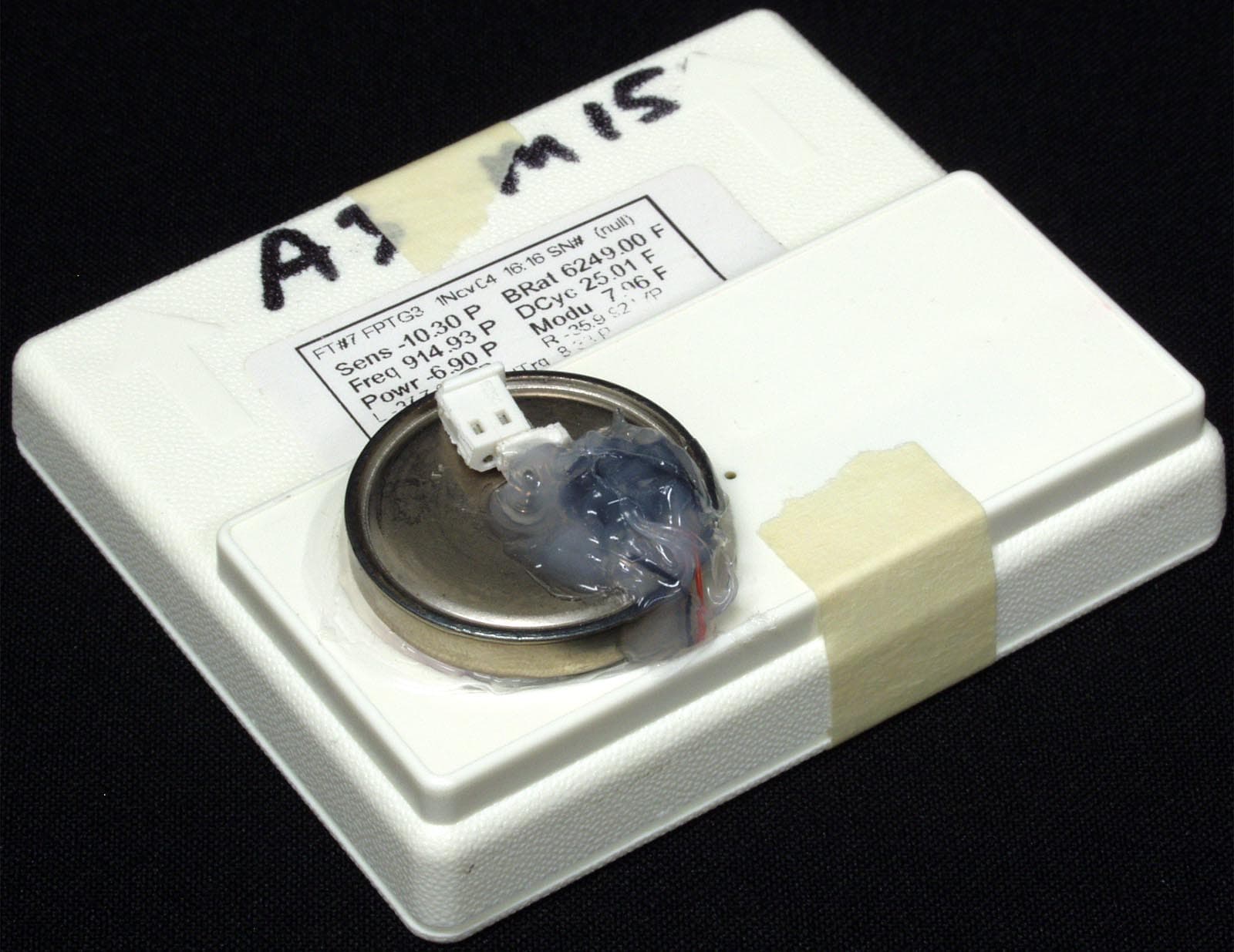 801350-TAB Transponder - FCC ID JQU801350 - KAPSCH TRAFFICCOM CANADA INC.