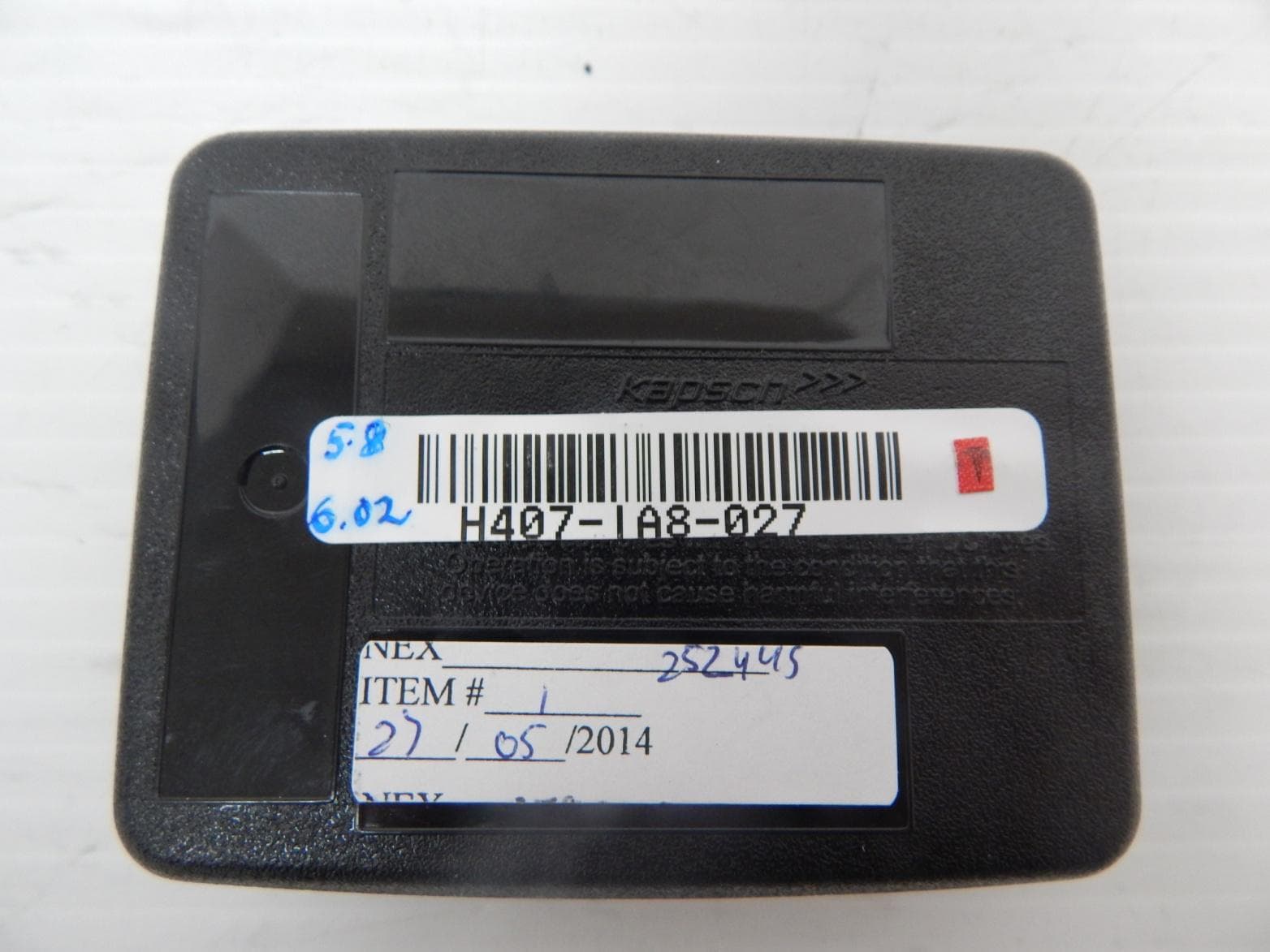 TRP-8100 - FCC ID JQU802477 - KAPSCH TRAFFICCOM CANADA INC.