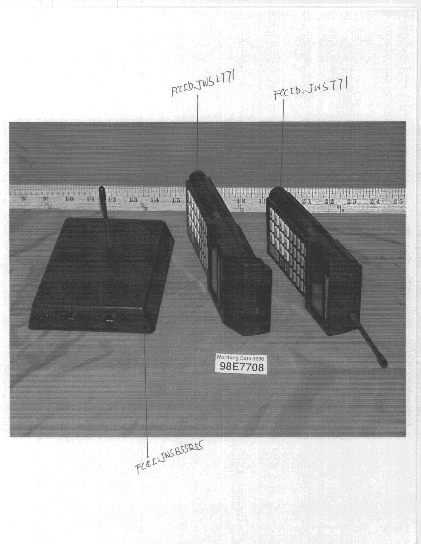 DXT - Part 15 Low Power Transceiver, Rx Verified - FCC ID JWSB55R55 - Worthdata Inc (3)