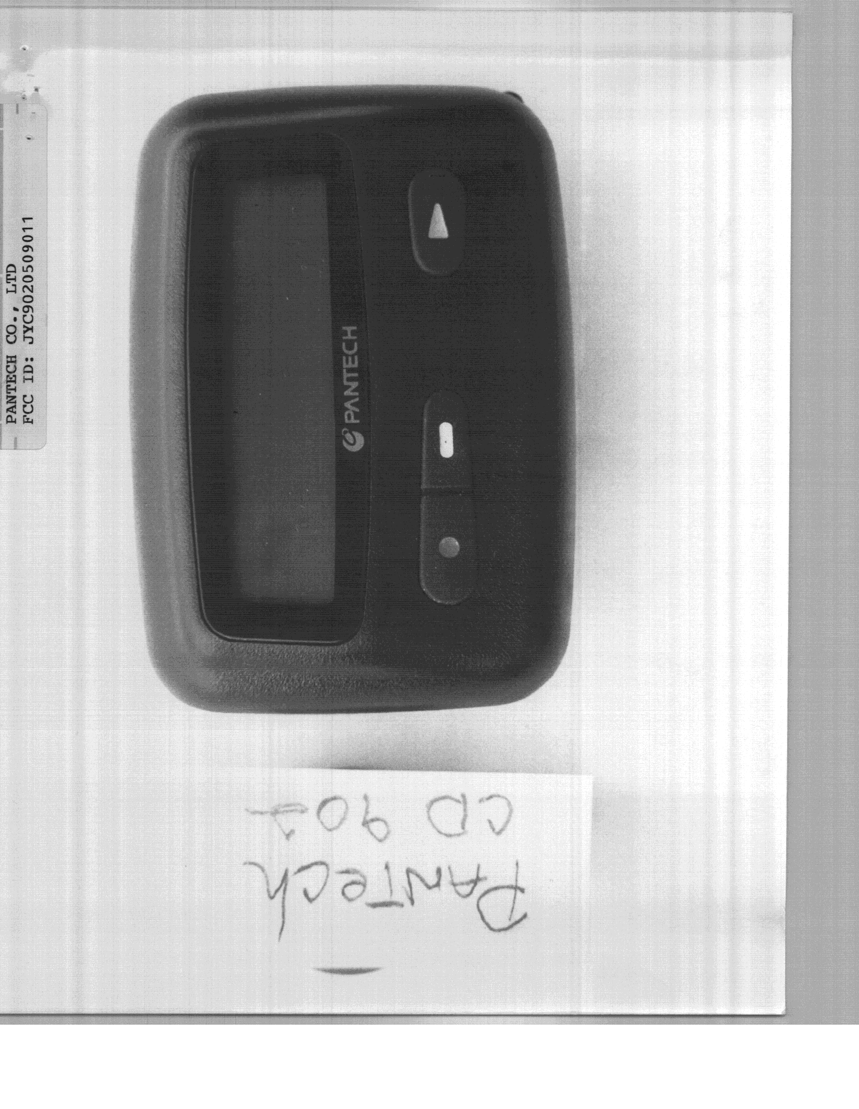 Paging Receiver - FCC ID JYC9020509011 - Pantech Co Ltd (2)