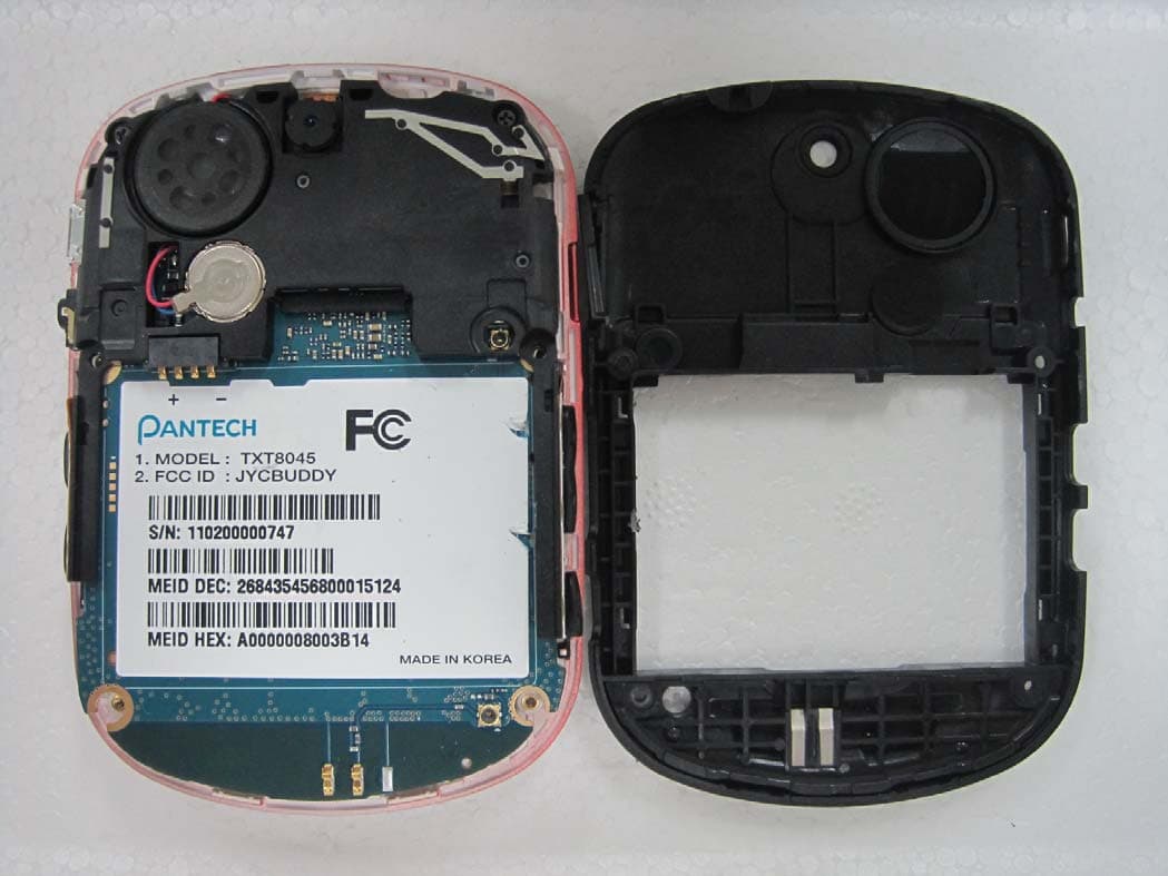 Quad-band GSM/CDMA Phone with BT - FCC ID JYCBUDDY - Pantech Co Ltd (2)