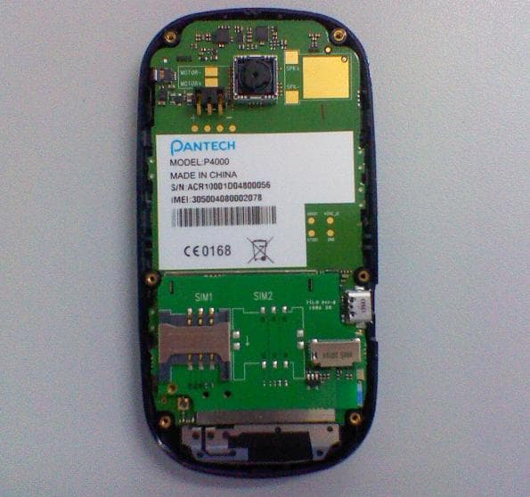 GSM/GPRS/EDGE 850/1900 Mobile Phone with Bluetooth - FCC ID JYCP4000 - Pantech Co Ltd