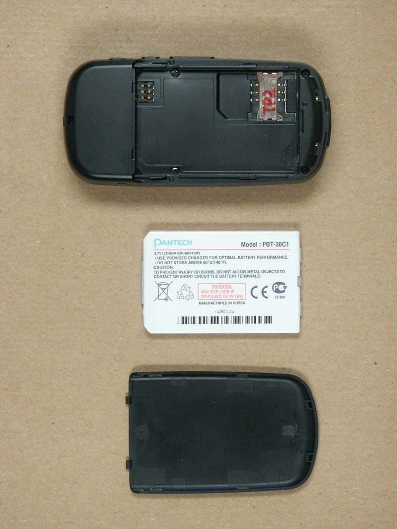 TripleBand GSM850/DCS1800/PCS1900 (with WAP&GPRS) - FCC ID JYCPG-1610 - Pantech Co Ltd