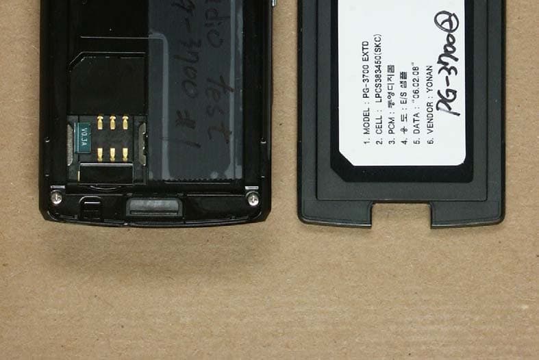 TripleBand GSM900/DCS1800/PCS1900(with WAP & GPRS) - FCC ID JYCPG-3700 - Pantech Co Ltd