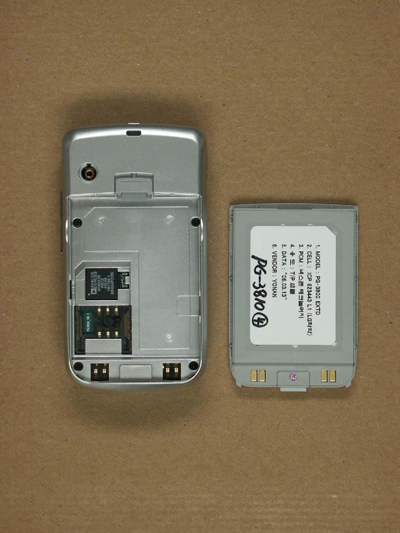 TripleBand GSM850/DCS1800/PCS1900 (with WAP&GPRS) - FCC ID JYCPG-3810 - Pantech Co Ltd