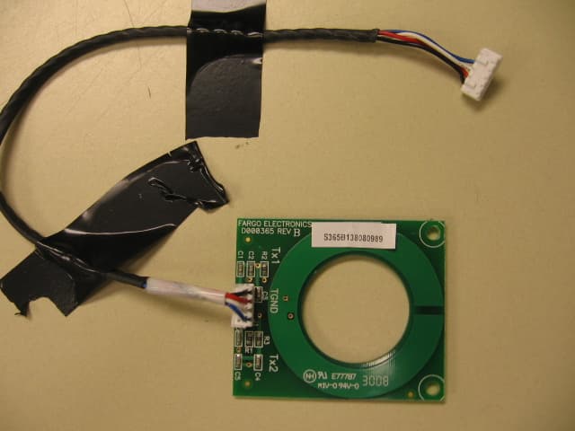 Ribbon RFID Encoder - FCC ID JZ2X001800 - Fargo Electronics Inc