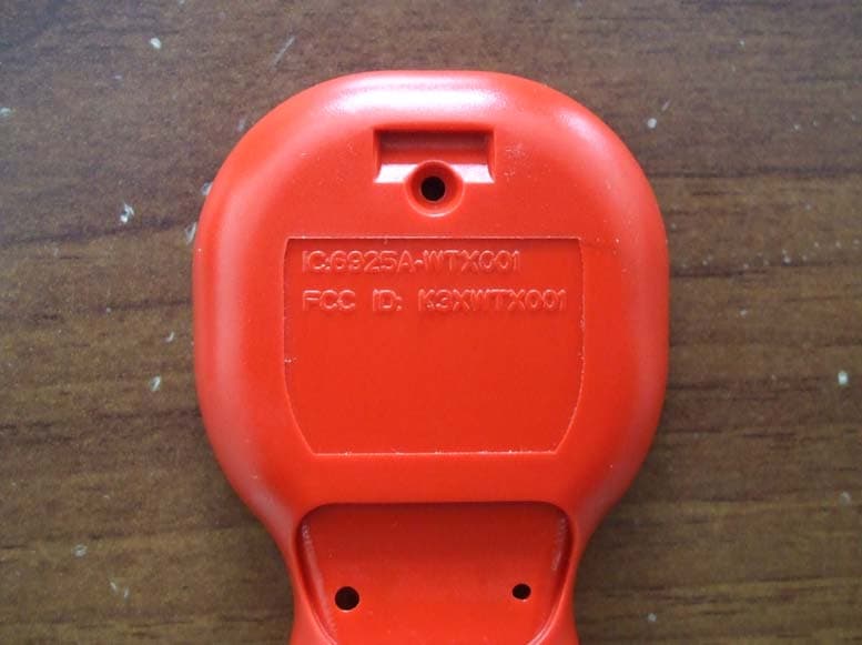 433.92MHz REMOTE CONTROL TRANSMITTER - FCC ID K3XWTX001 - Warn Industries Inc (2)