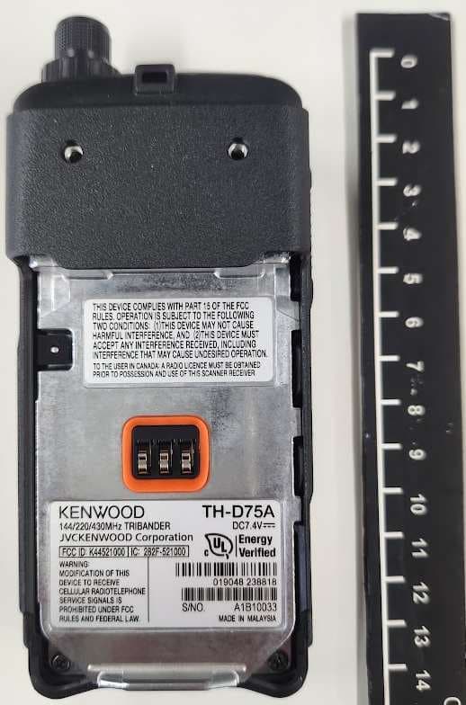 144/220/430MHz TRIBANDER - FCC ID K44521000 - JVC KENWOOD Corporation