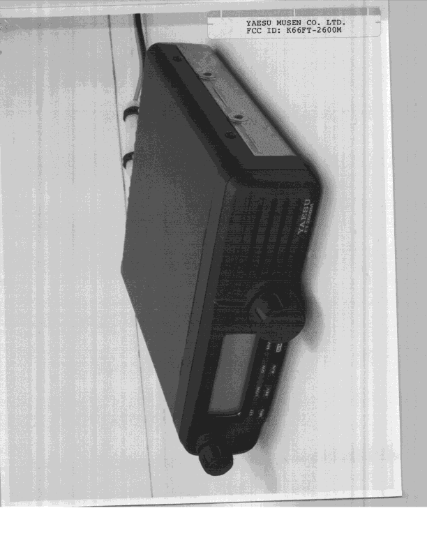 CSR - Scanning Receiver - FCC ID K66FT-2600M - Yaesu Musen Co., Ltd. (3)