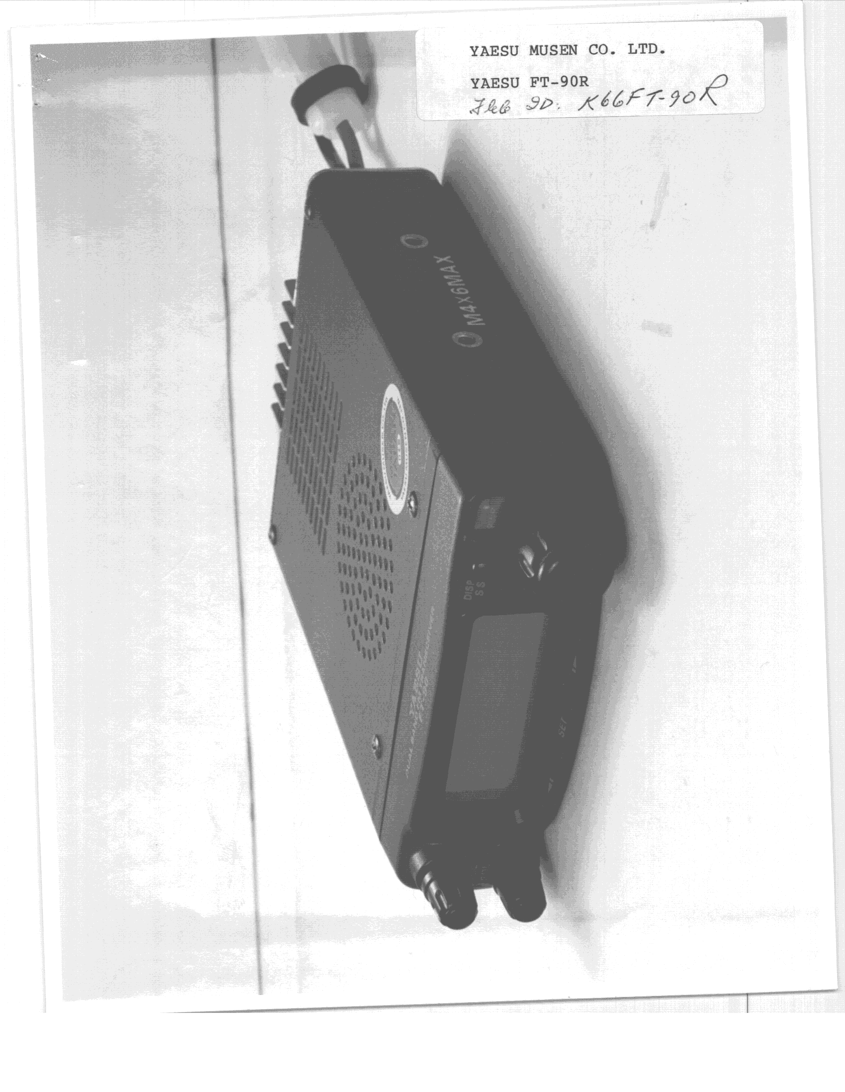 Receiver Portion of Amateur Transceiver - FCC ID K66FT-90R - Yaesu Musen Co., Ltd. (3)