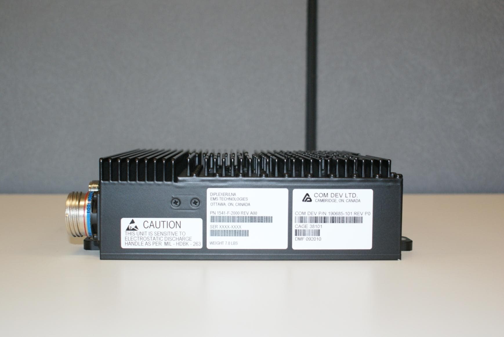 Aircraft Earth Station - FCC ID K6KIPLD - EMS Technologies Canada, Ltd. (2)