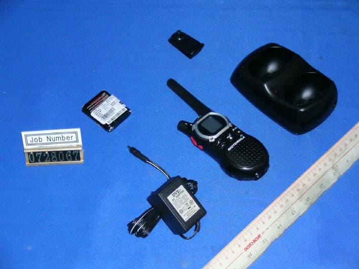 Two Way Radio with GMRS, FRS, and Weather Band Rx - FCC ID K7GEM1000 - Giant Electronics Ltd