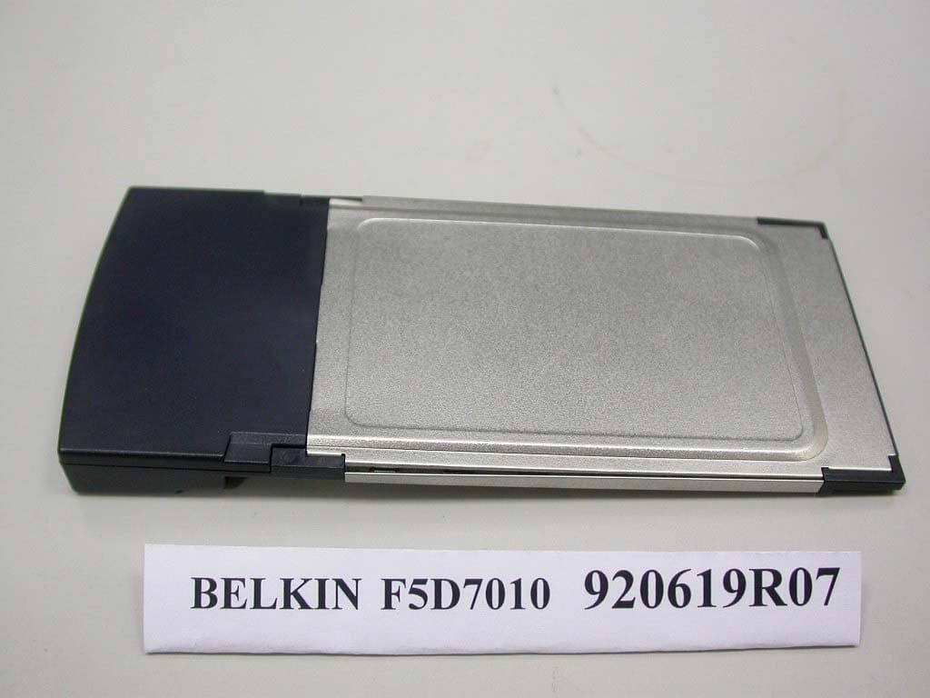 Wireless LAN PCMCIA Card - FCC ID K7SF5D7010A - Belkin International, Inc. (2)