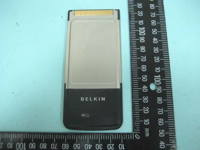 Wireless G Notebook Card - FCC ID K7SF5D7010H - Belkin International, Inc. (1)