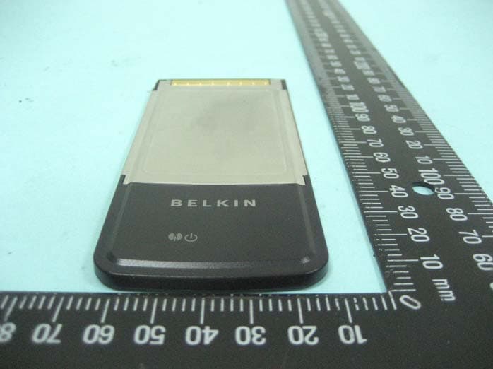 Wireless G Notebook Card - FCC ID K7SF5D7010H - Belkin International, Inc. (5)