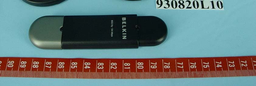 54 Mbps Wireless USB Network Adapter - FCC ID K7SF5D7050A - Belkin International, Inc. (3)