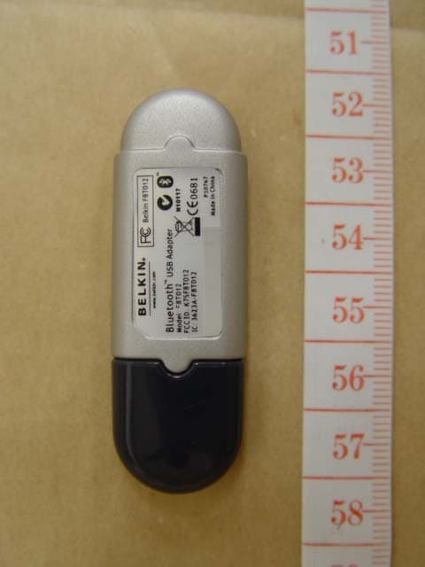 CLASS 1 EDR ADAPTOR - FCC ID K7SF8T012 - Belkin International, Inc. (1)