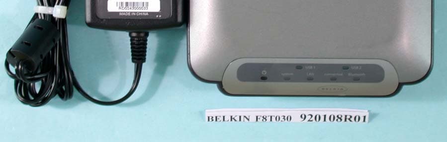 Bluetooth Access Point w/ USB Print Server - FCC ID K7SF8T030 - Belkin International, Inc. (3)