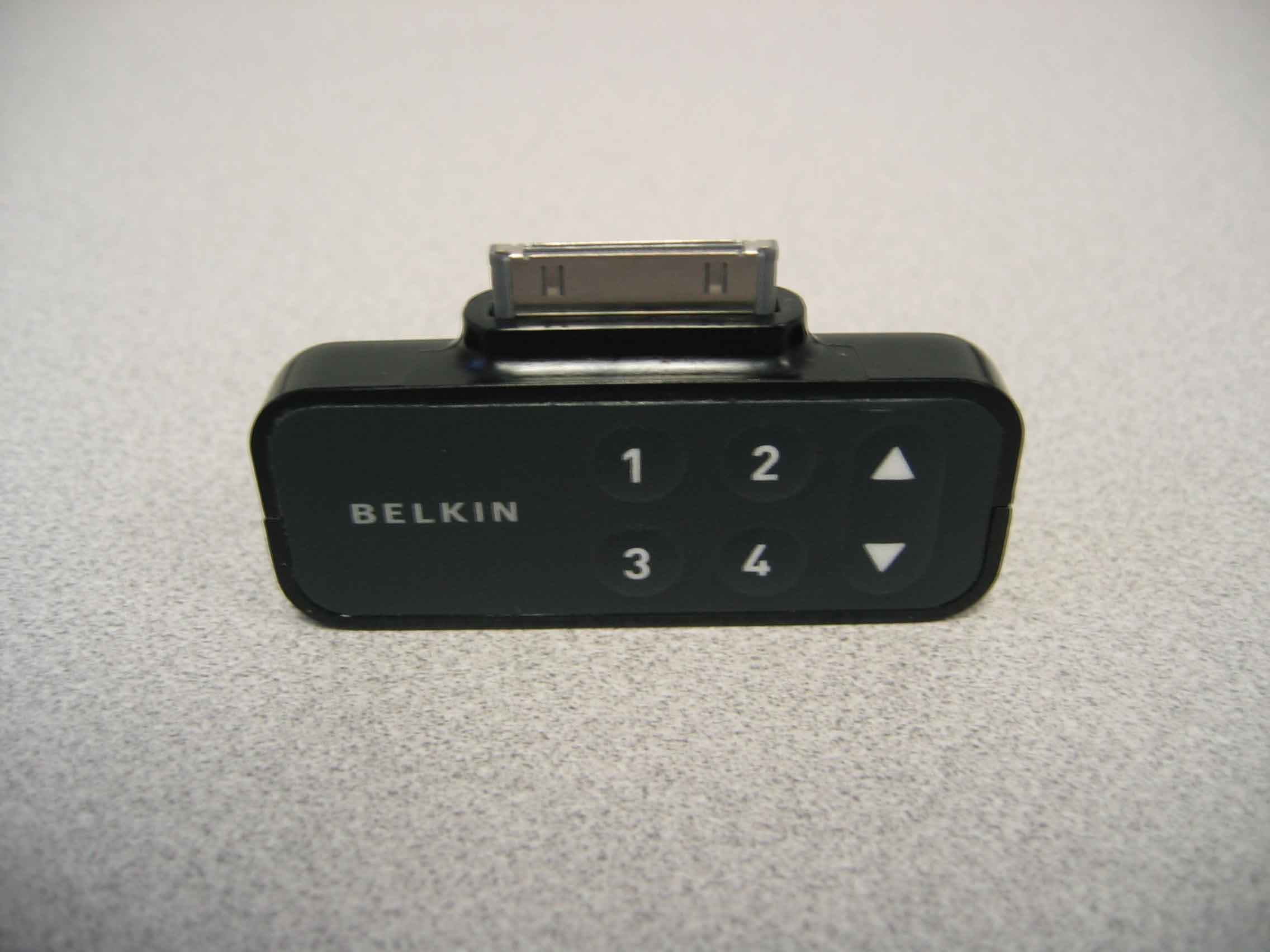 Tune FM for iPod - Model F8Z075 - FCC ID K7SF8Z075 - Belkin International, Inc.