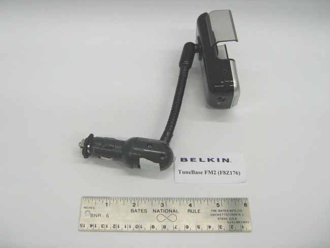 TuneBase� FM for iPod - FCC ID K7SF8Z176 - Belkin International, Inc. (3)