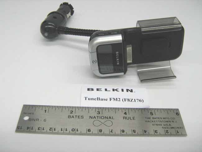 TuneBase� FM for iPod - FCC ID K7SF8Z176 - Belkin International, Inc. (1)