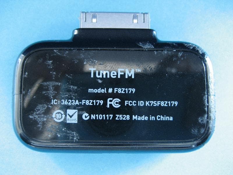 TuneFM for iPod - FCC ID K7SF8Z179 - Belkin International, Inc. (1)