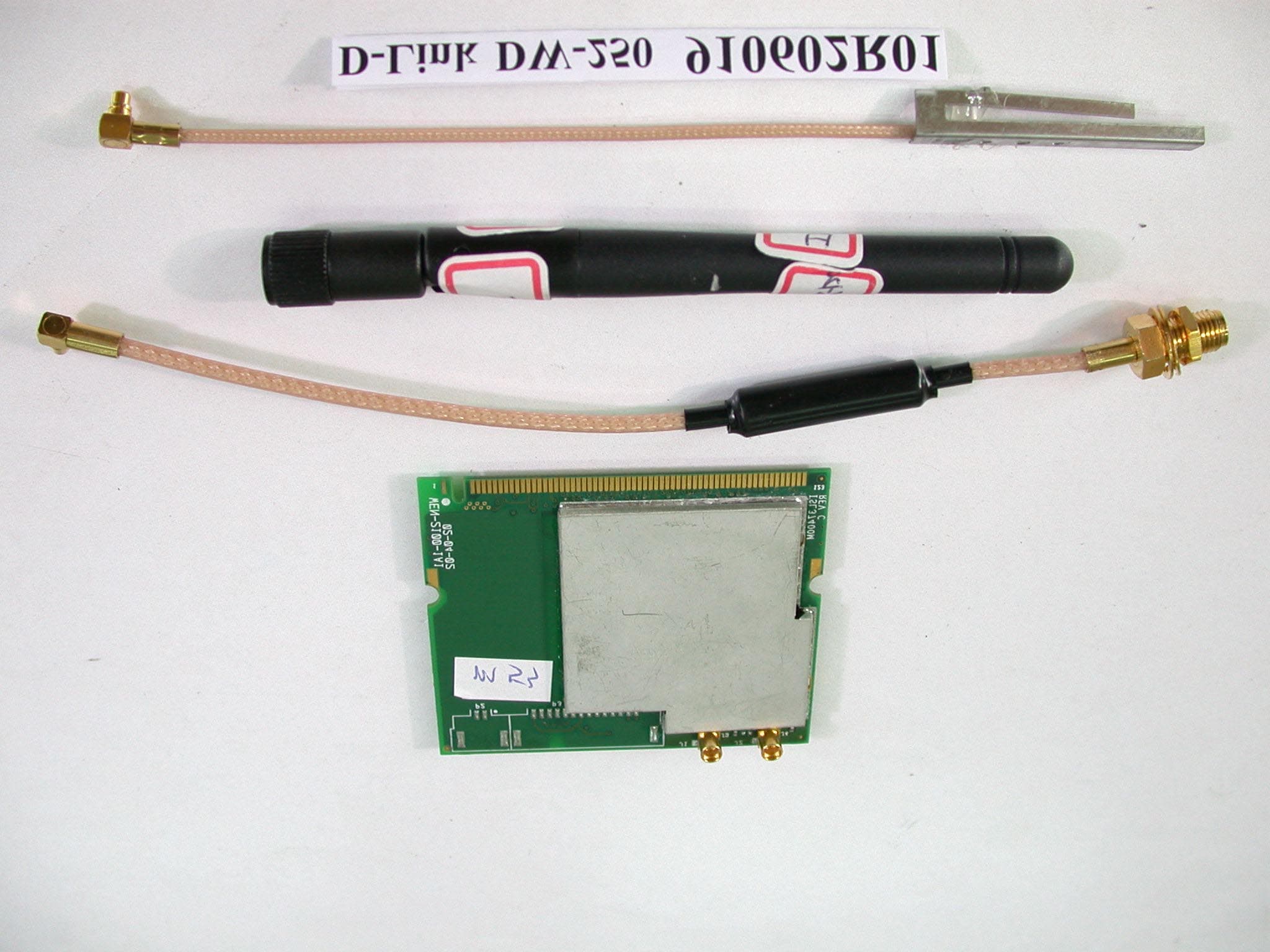 Modular WLAN Mini PCI Card - FCC ID KA22001120018-1 - D-Link Corporation (2)