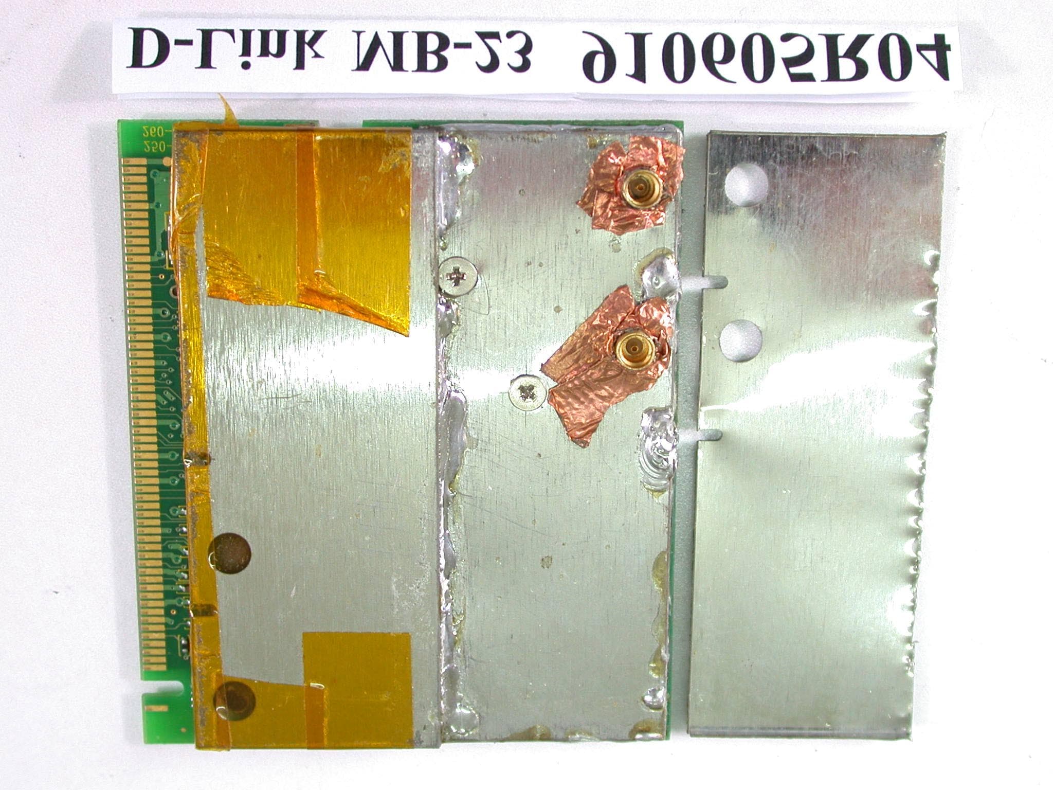 Wide Band Mini PCI Module - FCC ID KA22002020012-1 - D-Link Corporation (2)