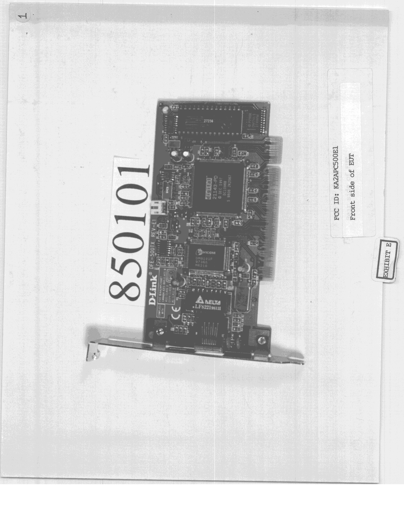 JBP - Part 15 Class B Computing Device Peripheral - FCC ID KA2APC500E1 - D-Link Corporation (1)