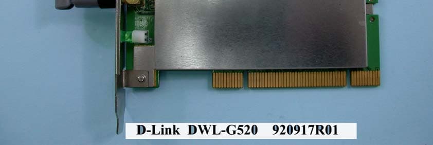 2.4GHz 54Mbps Wireless PCI Card - FCC ID KA2DWLG520A3 - D-Link Corporation (2)