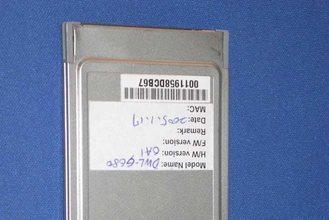 IEEE802.11g WLAN Cardbus Adapter - FCC ID KA2DWLG680A1 - D-Link Corporation (1)