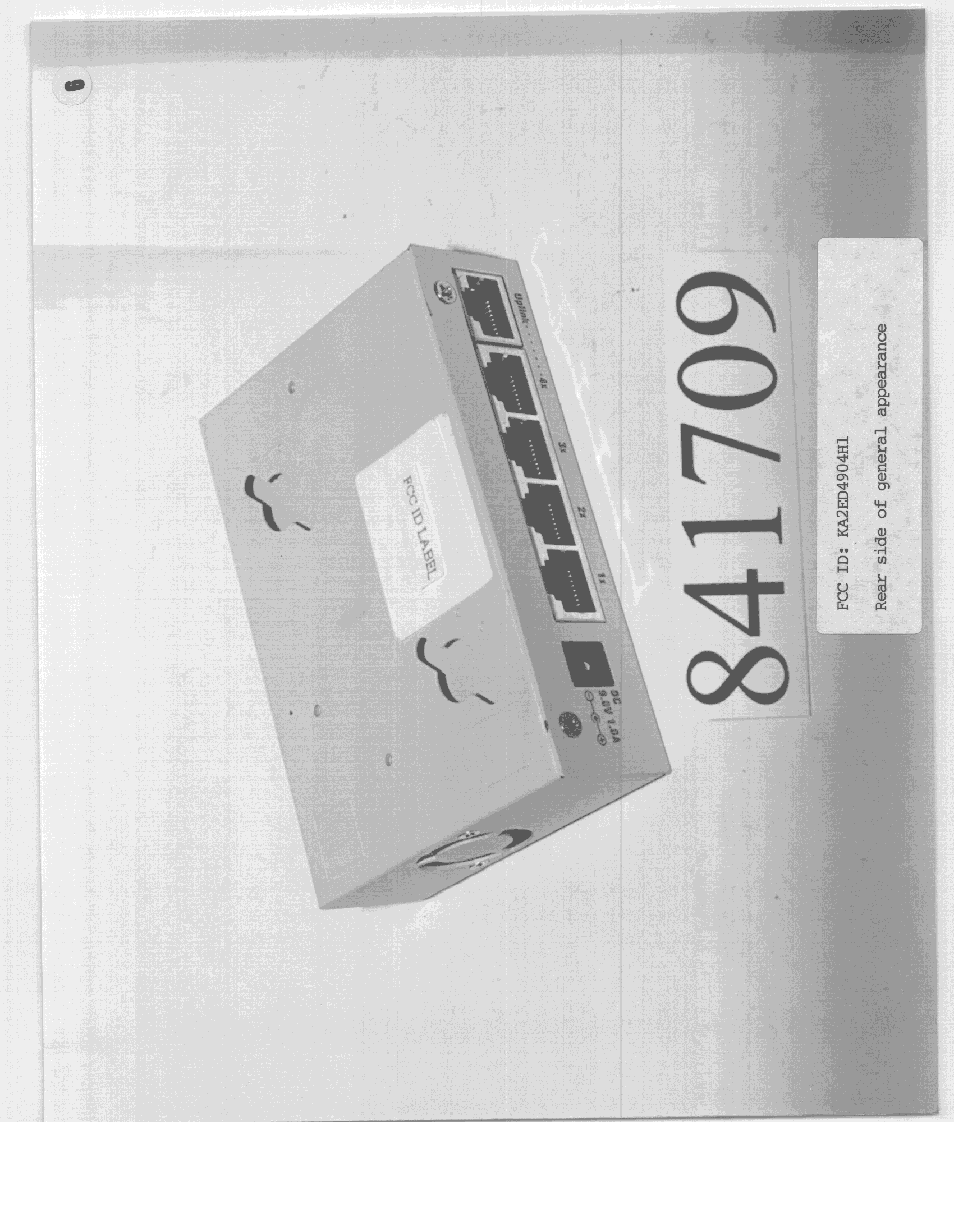 JBP - Part 15 Class B Computing Device Peripheral - FCC ID KA2ED4904H1 - D-Link Corporation (1)