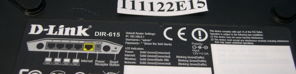 Wireless N Router - FCC ID KA2IR615K1 - D-Link Corporation (2)